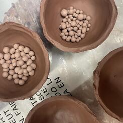 Sweet Gum Rattles - process