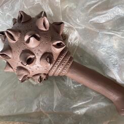 Sweet Gum Rattles - process