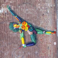 Arcimboldo mural Detail