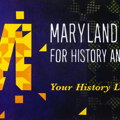 Maryland Center for History and Culture Logo Mural , 6x15 ft