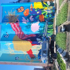 Transformation Mural in Progress