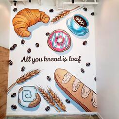 Kneads Bakery Mural #4