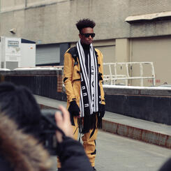 Brandon Foster at New York Fashion Week FW17