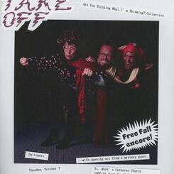 Please Take Off poster for Free Fall Baltimore event