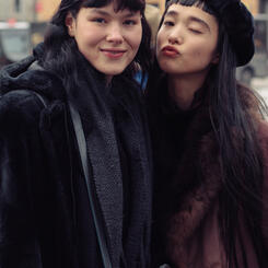 Outside Creatures of the Wind at New York Fashion Week FW17