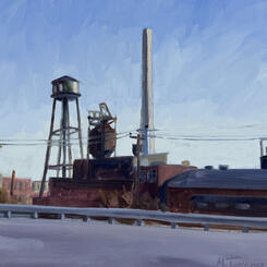 Baltimore Smokestack and Water Tower