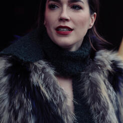 Brittany Xavier at New York Fashion Week FW17