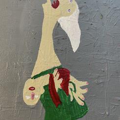 Close-Up From Gaza Guernica Pastiche