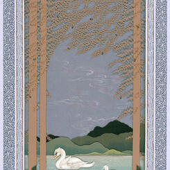 Lakefront with Swans