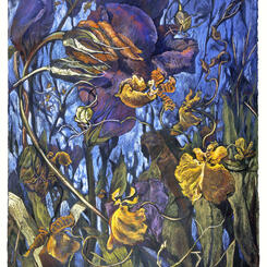 Sempiternity: 60 x 40 inches, soft pastel painting on paper