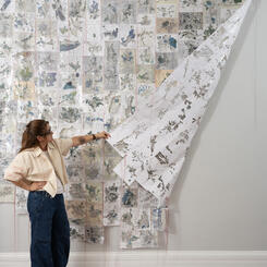 American Quilt with person