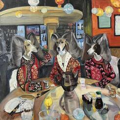 Ladies in Waiting (For their Dinner)