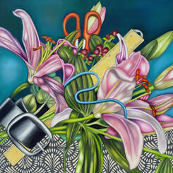 Lilies with Scissors