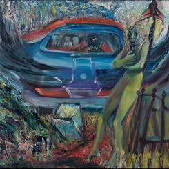 Little Sister 2016 12 x 12 x 1 oil on panel