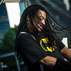 Playing keys for a band at Hard Rock Cafe