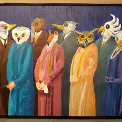 THE MINISTER'S AND THEIR WIVES - birds