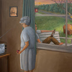 Miss Davis, and her Son, Wilbur