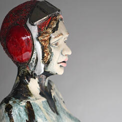 Detail, 3/4 Scale Study for Seeing, Being Seen