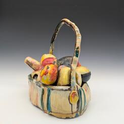 Women with Basket of Fruit