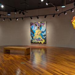 View of the back wall