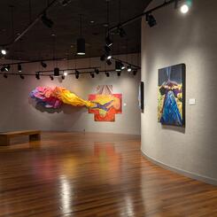 View connecting the entrance wall and the inner wall