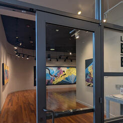 View of the entrance