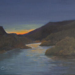 Rio Grande, NM, nocturne
