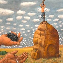 Saint Sebastion and His Benefactors