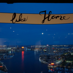 Installation image, Gallery in the Sky, World Trade Center, Baltimore