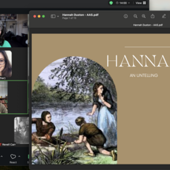 Research Talk, American Antiquarian Society