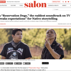 Feature on Reservation Dogs in Salon, 2022