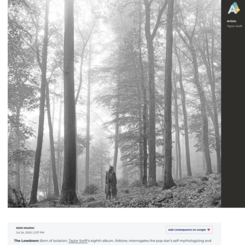 Album Review: Taylor Swift's folklore Dismantles Her Own Self-Mythologizing, Consequence, 2020