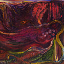 Sorrow and Fury 2013, 50 x 68 x 1.5 oil on linen