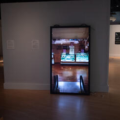 The escalator at Macys department store before it closed down