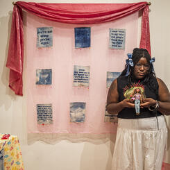 Artist with Doll Matter 