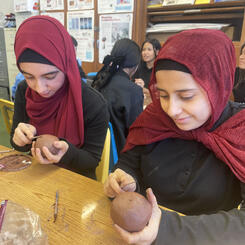 Rattle-Making Residency at William Wirt Middle School