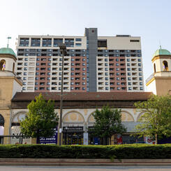 Third Watch, 2024. Cast resin, LED illumination. Station North Arts District, Baltimore