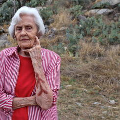 woman from Paint Rock, Texas