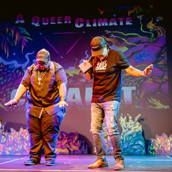 Queer Climate Cabaret: Our Emcees from Pretty Boi Drag!