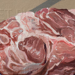 detail: Quiet Piggy #2