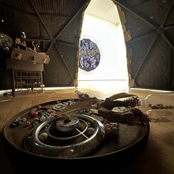 Waystation installed at BMA, interior shot