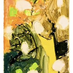 Snow on the Mimosa Tree