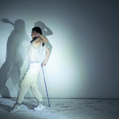 Follow My Tracks, 2020. 3 min excerpt of a 12 min performance, 3 day rest period. 