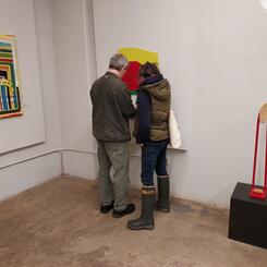 Look Busy exhibit, Fox Building Gallery (Baltimore, MD) Spring 2025