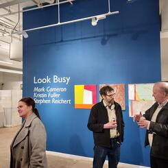 Look Busy exhibit, Fox Building Gallery (Baltimore, MD) Spring 2025