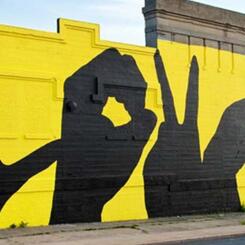 Michael Owen LOVE Project mural