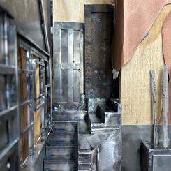 Escher-like stairwell to nowhere