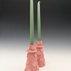 Polka-dot Candlesticks