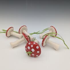 Red Amanita Mushroom (ornament)