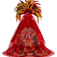 Regalia, Moscas Brillantes (Rojo), 2025, back view